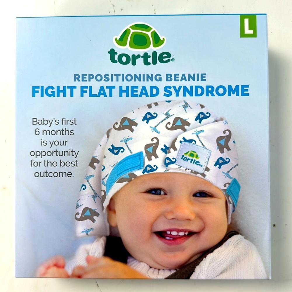Tortle Repositioning Beanie for Kids - Large 4-6 months